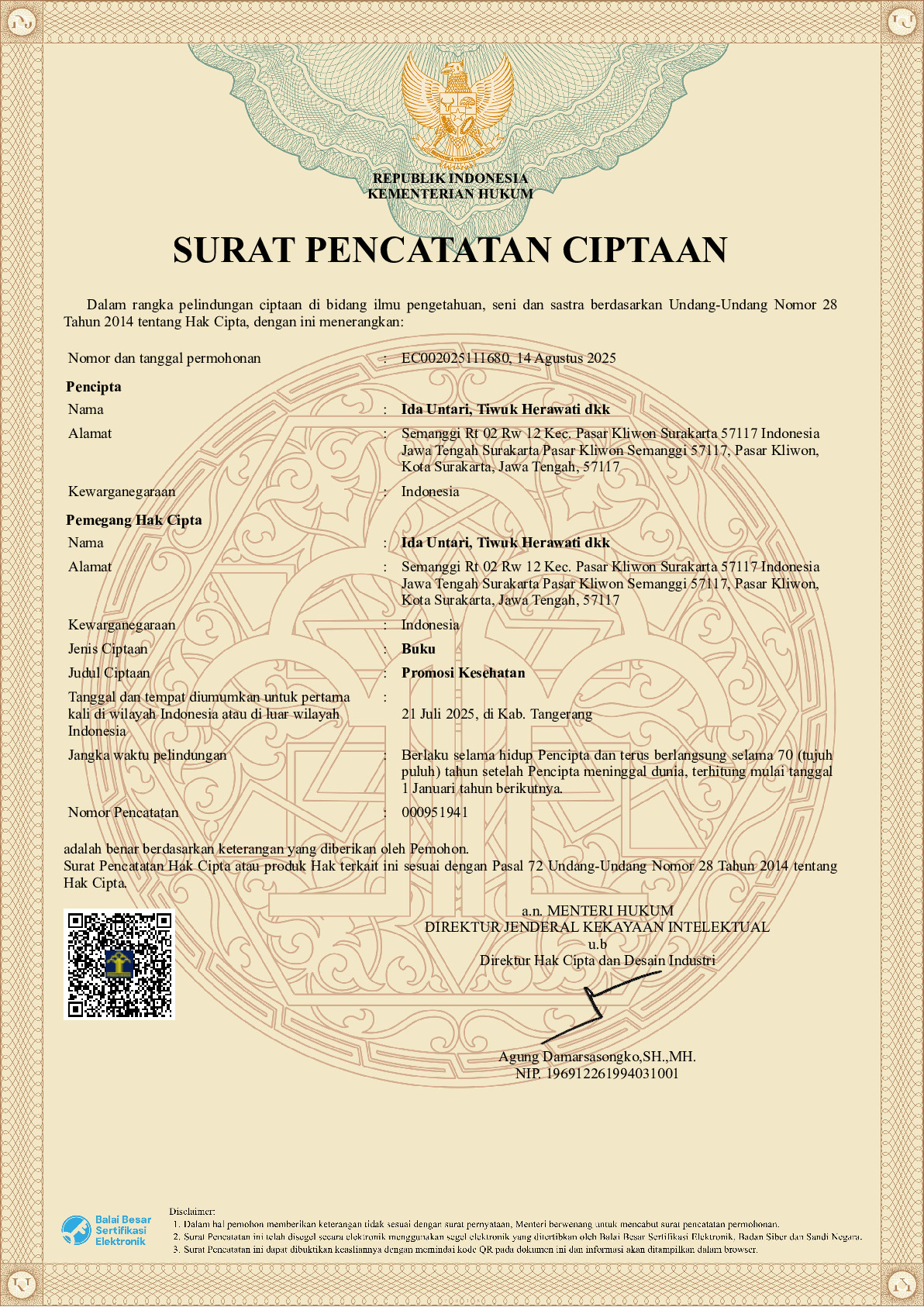 Hki Buku Promosi Kesehatan image