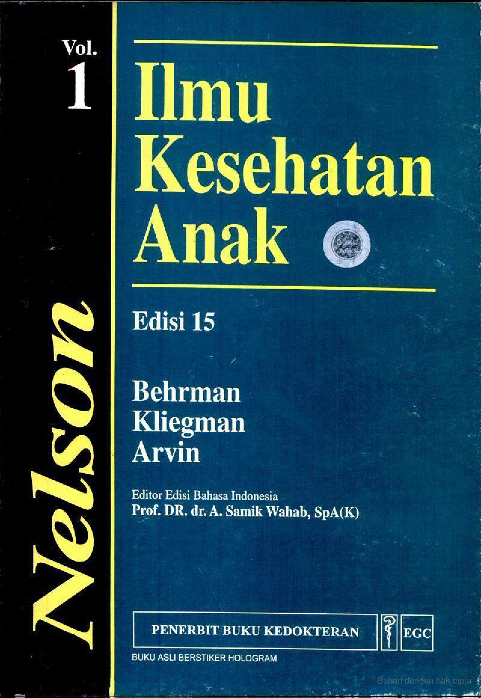 Ilmu Kesehatan Anak Nelson Vol. I. E/15